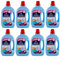 Confezione da 8 Felce Azzurra Lavatrice Active Color, detersivo liquido per lavatrice, efficace a freddo, per bucato colorato, 32 lavaggi 1595ml
