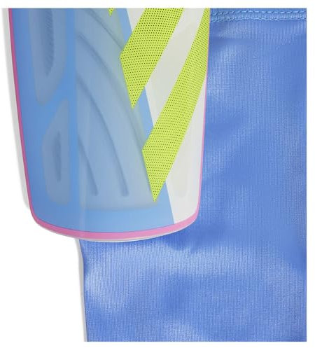 adidas Unisex TIRO SHINGUARD League Blue Fusion/Lucid pink/Lucid Lemon, M