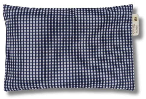 Franzis Nähstube I Lavendelkissen I 20x30cm I kariert blau I 100% Baumwolle & 100% Lavendel I Duftkissen I Schlafhilfe & Stressabbau I Aromakissen
