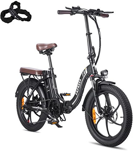 Fafrees Offiziell F20 PRO Herren E Bike Klappbar Fatbike mit 36V 18AH Akku, Damen E-Bike 20 Zoll Elektrisches Fahrrad 250W, Ebike Fahrrad 25km/h Mountainbike Herren Klapprad 150kg (Schwarz)