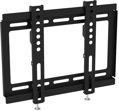 TD Systems P20X25F22 - Soporte de TV Pared Fijo de bajo Perfil para Pantallas de 14 a 43 Pulgadas. VESA máximo de 400 x 400 mm