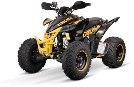 NITRO MOTORS 250cc Maxi Quad Celavi RS10 4-Gang Manuell Platin, Farbe:Gelb