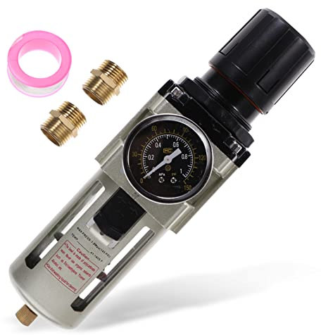 VILLCASE Accesorios Con Secador Compresor Regulador Filtros Manómetro Profesional Filtro Procesador De Aire Mantenimiento Agua Portátil Separador Aceite