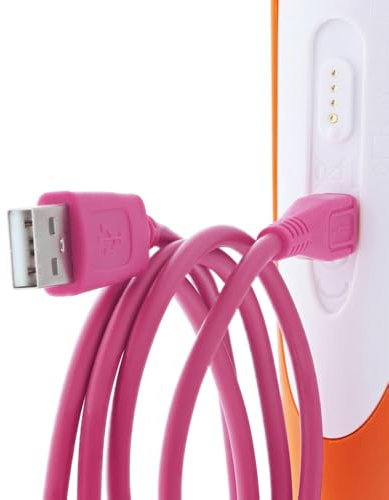 foto-kontor Ersatzkabel kompatibel mit Ravensburger TipToi Stift Eingabestift Generation 4 USB pink Verbindungskabel Ladekabel Datenkabel für Laden Synchronisieren Datenübertragung