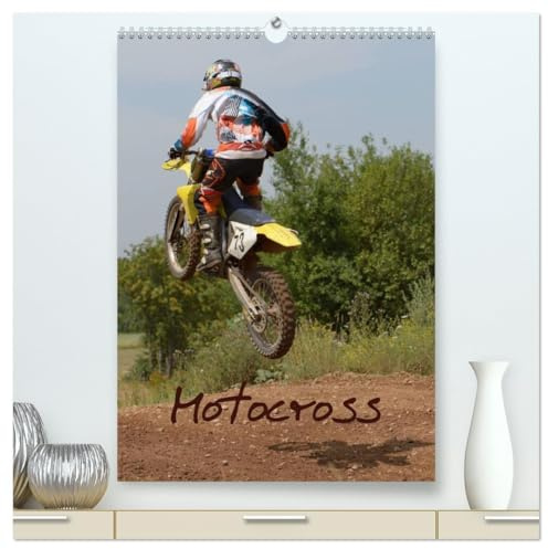 Motocross Terminplaner (hochwertiger Premium Wandkalender 2026 DIN A2 hoch), Kunstdruck in Hochglanz: Motocross MX und Freestyle Motocross von tollkühnen Profis. (CALVENDO Mobilitaet)