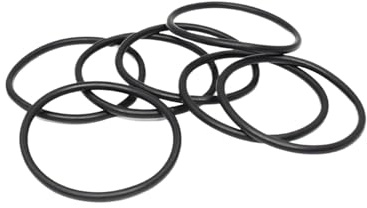O-Ringe aus Nitrilkautschuk, 1mm x 85mm x 87mm, 87 mm AD, 1 mm Drahtdurchmesser, Metrische Dichtungen Packung mit 10