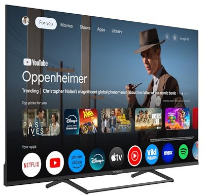 Strong - TV 4K QLED ULTRA HD - SRT50UG8773C | 55'' (155 cm) - Smart TV Connessa a Internet, Dolby Vision Atmos, DVB-T2/C/S2, (50 Pollici)