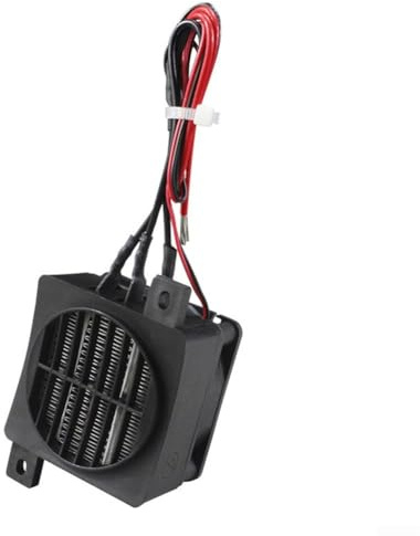 Chauffage conducteur PTC à température constante 12 V 100 W avec ventilateur, coque en aluminium, chauffage sans flamme et inodore pour climatiseur, chauffage, équipement de climatisation