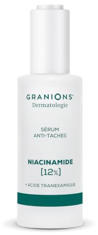 Granions - Serum Visage - Anti Tache - Niacinamide 12% - 30 ml | Absorption Rapide, Anti Tache Visage, Anti Imperfections Et Points Noirs, Serum Niacinamide, Réduit l'hyperpigmentation