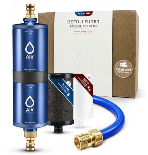 Alb Filter MOBIL FUSION Befüllfilter Camping Alu Blau