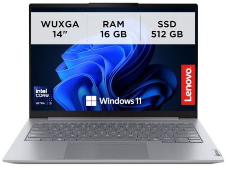 Lenovo ThinkBook 14 G8, Laptop AI 14 WUXGA – Artic Grey Processore Intel Core Ultra 5, RAM DDR5 16GB, SSD 512GB, tastiera retroilluminata, Windows 11 Pro