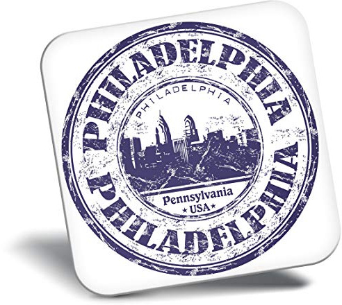 Destination Vinyl ltd Fridge Magnet - Philadelphia USA America 5902