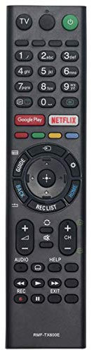 VINABTY RMF-TX600E Remote Control Replace for Sony Bravia OLED 4Κ HD TV 55X955G 55X957G 65X850G 65X950G 65X955G 55X950G 75X950G 75X955G 85X850G 55XG8577 55XG8596 55XG8599 55XG8588