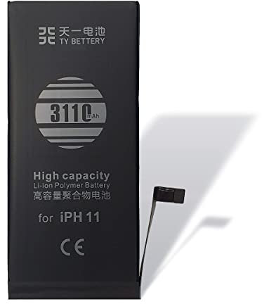 [TY BETTERY] Akku Batterie kompatibel mit iPhone 11 | 3110 mAh | A2111, A2223, A2221 | 24 Monate Garantie