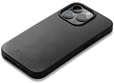 Mujjo Full Leather Case for iPhone 14 Pro with MagSafe (Black)