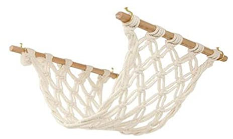 Cliettilw Makramee HäNgen für die KüChe Unter Dem Schrank, HäNgen Halter Netz und für AufhäNgen Von Obstkorb