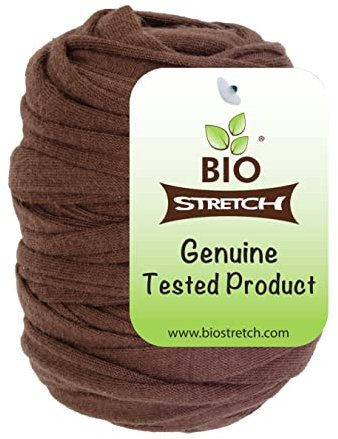 Biostretch Liens de Jardin Souples pour Plantes d’Intérieur et d’Extérieur – Résistants et Extensibles, Ficelle Découpable pour Plantes Grimpantes, Tomates et Jardinage à Domicile (20m / Marron)