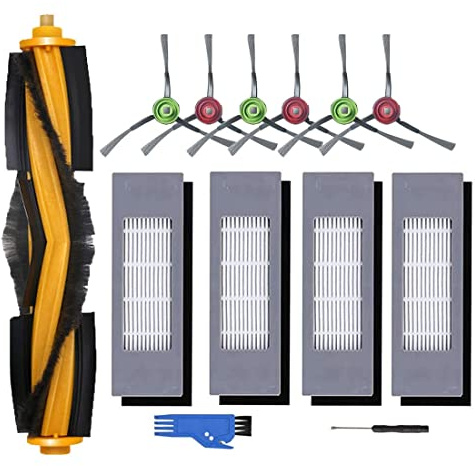 Bumdenuu Ersatz ZubehöR Satz Passend für Yeedi Vac/Vac Max/Vac Station Roboterstaubsauger, HauptbüRste, Filter, SeitenbüRsten