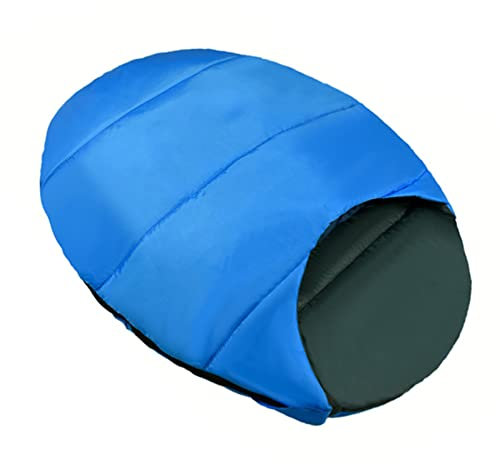 Alomejor Faltbarer, Tragbarer Schlafsack für Haustiere, Wasserdichter Schlafsack für Katzen und Hunde mit Kapuze und Winddicht, Ideal für Campingreisen Im Freien
