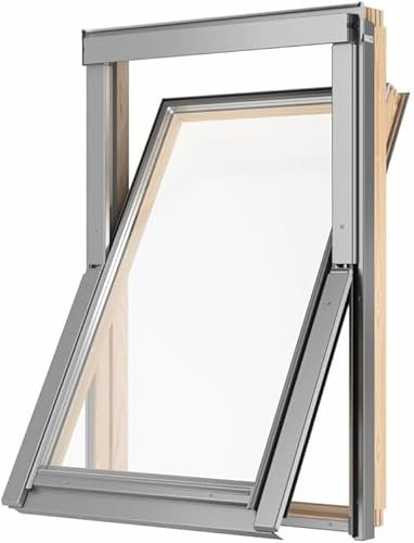 Velux Konzern RoofLite+ Dachfenster Holz SLIM und Eindeckrahmen (78 x 140)