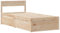vidaXL Solid Pine Wood Single Bed Frame with Headboard and Storage Drawers - 90x200 cm - Bedroom Sleeper with Plywood Slats