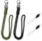 ZOCONE 2 Piezas Cordon Llaves Cuello, Llavero Cordon de Cuello Cuerda Paracord Negro y Verde, Cuelga Llaves Cuello Cordón de Paracaídas Cuerda de Identificación Soporte, Oficina, Escuela