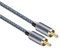 Cable RCA de subwoofer de alto rendimiento [3,0 M] 1 x 1 conector RCA | calidad de sonido brillante, muy resistente y duradero/cable coaxial | RCA, cable de subwoofer, coche, compatible con DigiCoax