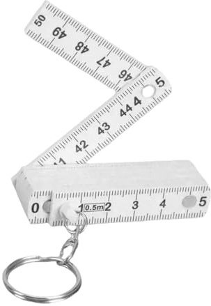 50cm Folding Ruler Keychains Craft Measurement Gadgets Perfect for Measurements and Multifunctional Use Metric Scale