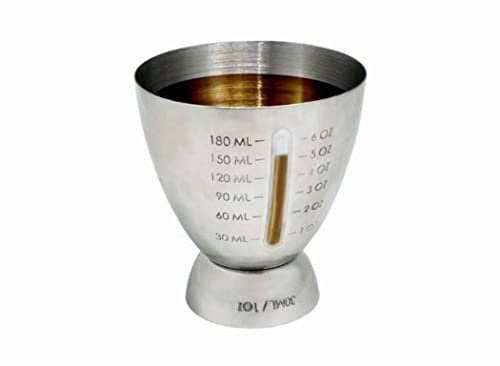 VB VIN BOUQUET VinBouquet FIK 157 géant, Jigger, Tasse, mètre à Cocktail, Acier Inoxydable, Stainless Steel, Argent métallique