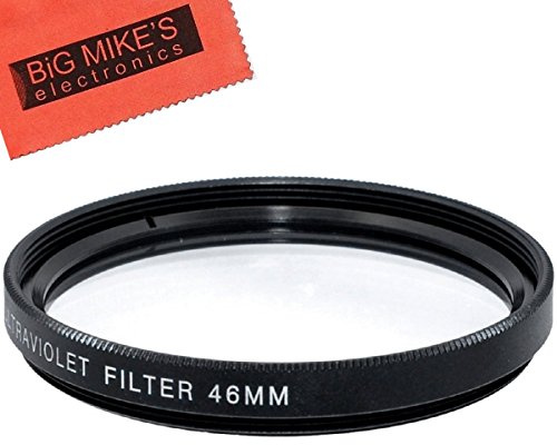 Filtre UV 46 mm pour appareil photo Panasonic Lumix DMC-G7 avec objectif 14-42 mm, Lumix G 20 mm f/1.7 II ASPH, Lumix G 25 mm f/1.7, LUMIX 45-175 mm F4.0-5.6, Nikon Z30 avec objectif 16-50 mm