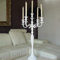 Dekowelten Kerzenleuchter Kerzenständer 78cm 5-flammig für Wedding Hochzeit und Event (Weiss)