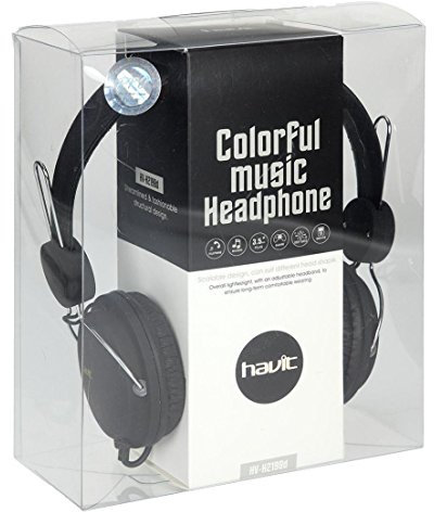 havit HV HV-H2198D - Auriculares de Diadema, Color Negro