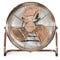 TROTEC Bodenventilator TVM 13 – 44 Watt, Neigungswinkel 100°, 3 Stufen, Ø 35 cm, kippfester Stand, leise, Kupfer
