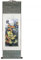 lachineuse - Kakemono Dragon Céleste Impérial - Tapisserie Murale - Décoration Japonaise à Suspendre - 100 x 30 cm - Ambiance Zen - Tableau Japonais Estampe - Coloris Gris - Idée Cadeau Japon Asie
