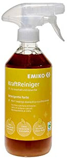 EMIKO KraftReiniger 500ml Sprühflasche, kraftvolle biologische Reinigung für den ganzen Haushalt mit erhöhtem Anteil Waschnussextrakt, Essig und Alkohol
