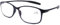DOOViC Blaulichtfilter Computer Lesebrille Schwarz/Rechteckig Rahmen Brille mit Stärke für Damen/Herren 1,5