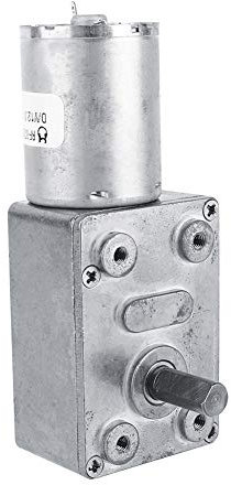 Getriebemotor DC 12V Schneckengetriebemotor mit Hohem Drehmoment CW/CCW Drehzahlminderungsmotor Wendbarer Getriebemotor (6RPM)