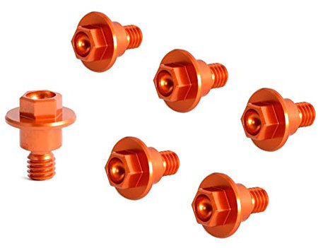 DKEKE Front Fork Guard Bolt Screw Fit For K.T.M SX SXF EXC EXCF XC XCF XCW XCFW 65 125 150 250 350 450 525 530 2000-2017 2018 2019 Freeride DKEKE (Color : Orange)
