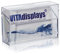 10 Stk. VITAdisplays Visitenkartenbox XL (Breite: 10.5 cm) zur sicheren Aufbewahrung als Visitenkartenhalter, transparenter Visitenkartenständer für Messe und Büro