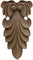 Stigma Blumenstil Architektonische Dekoration Massivholz geschnitzt Balken Unterstützung Vintage Home Decor 10 cm x 55 cm