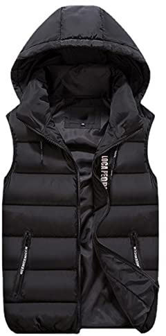 GIBZ Smanicato Antivento Gilet Giubbino Uomo Smanicato Gilet da Lavoro Uomini Piumini Inverno Imbottito