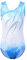 ZNYUNE Mädchen Kinder Turnbody Ärmellos Turnanzug Gymnastik Trikot Gymnastikanzug B278 WhiteBlue 12A