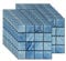 FBBULES 20PCS Autocollant Carreau, Auto-Adhésif Autocollant Fond D'écran Résistant à la Chaleur Étanche Dosseret pour Cuisine Salle Bâton Mosaïque Bleu Foncé (10 x 10 cm / 4 x 4 Pouces)