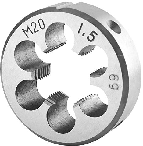 Burkit El roscado redondo métrico M20 x 1,5 muere el hilo, el hilo de la máquina M20 x 1,5 muere mano derecha