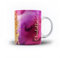 iCaseDesigner Personalised Agate Watercolour Marble Name with Heart 11oz Ceramic Mug - 8. Colours of Love Vertical Name