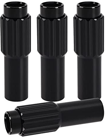 Kigauru 4Pcs Bicycle Cable Adjusters Aluminum Alloy Brake Cable Gear Shift Connector CNC Machining Bike Shifter Cable Adjuster Compatible 4mm / 5mm Derailleur Speed Adjustment Screws