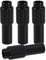 Kigauru 4Pcs Bicycle Cable Adjusters Aluminum Alloy Brake Cable Gear Shift Connector CNC Machining Bike Shifter Cable Adjuster Compatible 4mm / 5mm Derailleur Speed Adjustment Screws