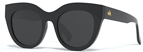 Hanukeii Unisex Formentera Sonnenbrille, Schwarz, One Size
