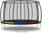 Baunsal® Trampolin Outdoor Ø 427 cm (FGIS) bunt-schwarz als Komplettset Gartenspielzeug Kindertrampolin Gartentrampolin rund Garten Spielzeug für Kinder