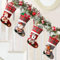 4 Pezzi Calza Natale Grande, Calzini Decorativi Natalizi, Addobbi per Calza Natale, Simpatiche Decorazioni Calze Natale, Calzini Rossi del Camino, per Alberi di Natale, Caminetti, Finestre